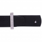 Preview: Reversible belt made of calfskin in navy blue and black